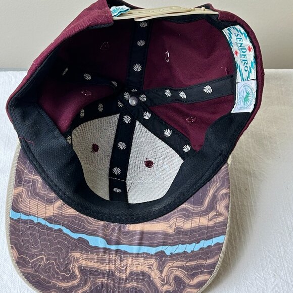 Grand Canyon National Park Hat Maroon Snapback Sendero Provisions - Picture 5 of 8